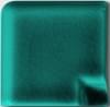Плитка Diffusion Metro Paris Special Angle Droite Vert Turquoise 13 5x5 см, поверхность глянец