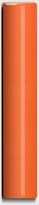 Плитка Diffusion Metro Paris Special Baguette Orange 62 2.5x15 см, поверхность глянец