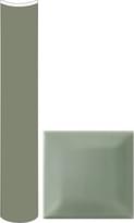Плитка Diffusion Metro Paris Special Baguette Sage Mat 114 2.5x15 см, поверхность матовая