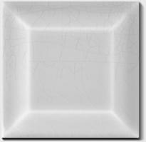 Плитка Diffusion Metro Paris Biseaute Blanc Craquele 10 7.5x7.5 см, поверхность глянец