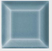 Плитка Diffusion Metro Paris Biseaute Bleu Jean 84 7.5x7.5 см, поверхность глянец