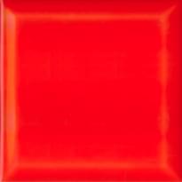 Плитка Diffusion Metro Paris Biseaute Rouge 35 15x15 см, поверхность глянец