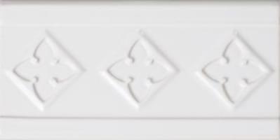 Diffusion Metro Pieces Speciales Frises 3 Losanges Blanc 0 10x20