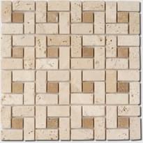 Плитка Diffusion Peter And Stone Big Labyrinth Classic Noce 30.5x30.5 см, поверхность матовая
