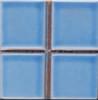 Плитка Diffusion Peter And Stone Inserts Diams Salernes Bleu Clair 5x5 см, поверхность глянец