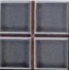 Плитка Diffusion Peter And Stone Inserts Diams Salernes Gris 5x5 см, поверхность глянец