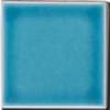 Плитка Diffusion Peter And Stone Inserts Salernes Turquoise 5x5 см, поверхность глянец