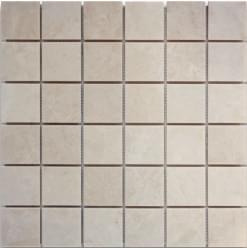 Diffusion Peter And Stone Mosaique Marbre Botticino 4.8x4.8 Cm 30x30