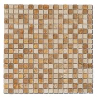 Плитка Diffusion Peter And Stone Square 1.5x1.5 Mix 30.5x30.5 см, поверхность матовая
