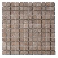 Плитка Diffusion Peter And Stone Square 2.3x2.3 Noce 30.5x30.5 см, поверхность матовая