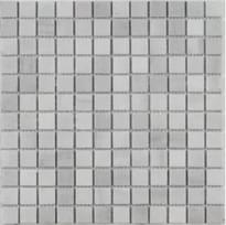 Плитка Diffusion Peter And Stone Stonesticker Gris Clair 2.3x2.3 Cm 30.5x30.5 см, поверхность матовая