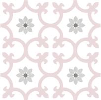 Плитка Diffusion Porcelain Decors Dalia Pink 25x25 см, поверхность полуматовая