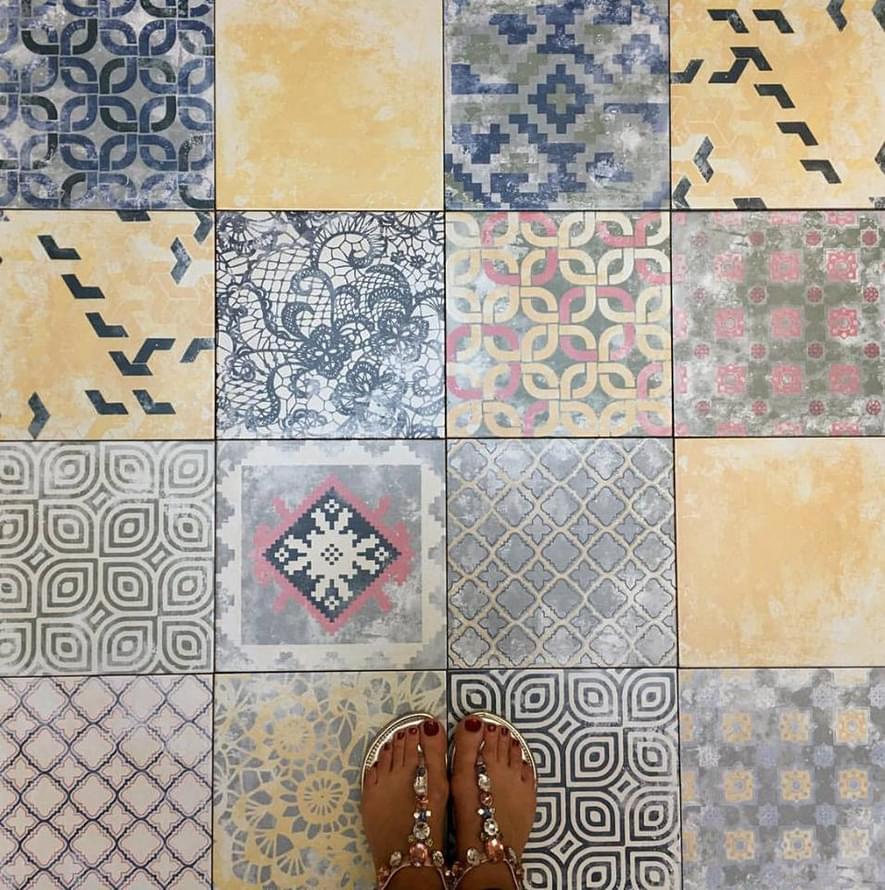 керамогранит фабрики Diffusion коллекция Porcelain Decors