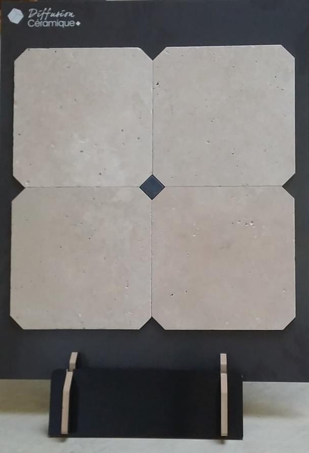 камень фабрики Diffusion коллекция Travertin Carreaux
