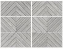 Плитка Diffusion Wooden Spirit Louvre Grey Set 12 Pcs 25x25 см, поверхность полуматовая