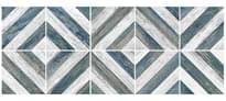 Плитка Diffusion Wooden Spirit Mix Sete Blue Set 10 Pcs 25x25 см, поверхность полуматовая