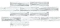 Плитка Diffusion Wooden Spirit Parquet Sete Cassis Blanc 22x91 см, поверхность полуматовая