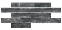 Плитка Diffusion Wooden Spirit Parquet Sete Cassis Noir 22x91 см, поверхность полуматовая