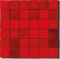 Плитка Diffusion Zellige Mosaic Rouge 46 30x30 см, поверхность микс