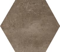 Плитка Dom Ceramiche Approach Brown Esagona 34.6x40 см, поверхность матовая, рельефная