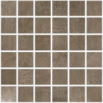 Плитка Dom Ceramiche Approach Brown Mix 33.3x33.3 см, поверхность матовая, рельефная