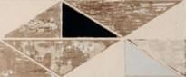 Плитка Dom Ceramiche Concretus Beige Inserto Arlequin 25x60 см, поверхность матовая