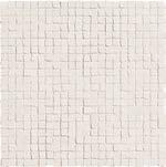 Плитка Dom Ceramiche Concretus Mosaic Bianco 30x30 см, поверхность матовая, рельефная
