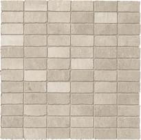 Плитка Dom Ceramiche Entropia Beige Mosaic Muretto 30x30 см, поверхность матовая, рельефная