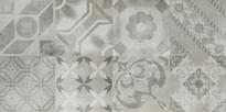 Плитка Dom Ceramiche Entropia Multi Dekor Silver 30x60 см, поверхность матовая, рельефная