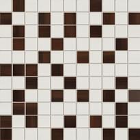 Плитка Domino Ceramika Aceria Mosaic Brown 30x30 см, поверхность матовая