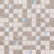 Плитка Domino Ceramika Braid Mosaic Grey 29.8x29.8 см, поверхность глянец