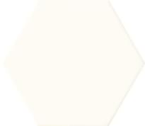 Плитка Domino Ceramika Burano White Hex 11x12.5 см, поверхность матовая