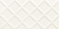 Плитка Domino Ceramika Burano White Str 30.8x60.8 см, поверхность матовая, рельефная