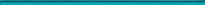 Плитка Domino Ceramika Gris Profil Glass Turquoise 1x36 см, поверхность глянец