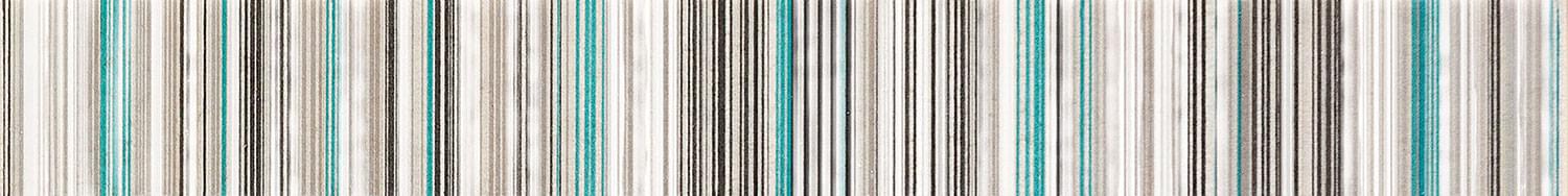 Domino Ceramika Gris Strip Turquoise 4.5x36