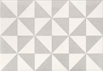 Плитка Domino Ceramika Indigo Decor Geo White 25x36 см, поверхность глянец