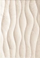 Плитка Domino Ceramika Oxide Ecru Str 25x36 см, поверхность глянец, рельефная