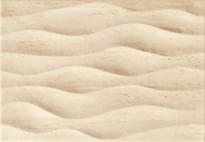 Плитка Domino Ceramika Toscana Beige Str 25x36 см, поверхность глянец, рельефная