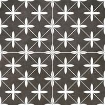 Плитка Dual Gres NiceKer Chic Poole Black 44.5x44.5 см, поверхность матовая