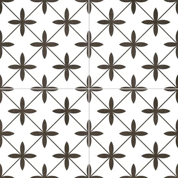 Плитка Dual Gres NiceKer Chic Poole White Распродажа 45.2x45.2 см, поверхность матовая