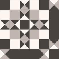 Плитка Dual Gres NiceKer Victorian Dreams Windsor Black 45.2x45.2 см, поверхность матовая