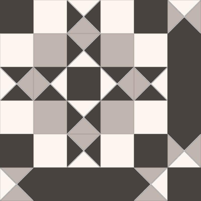 Dual Gres NiceKer Victorian Dreams Windsor Black 45.2x45.2 Dual Gres NiceKer Victorian Dreams Windsor Black 45.2x45.2