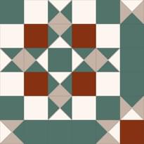 Плитка Dual Gres NiceKer Victorian Dreams Windsor Green 45.2x45.2 см, поверхность матовая
