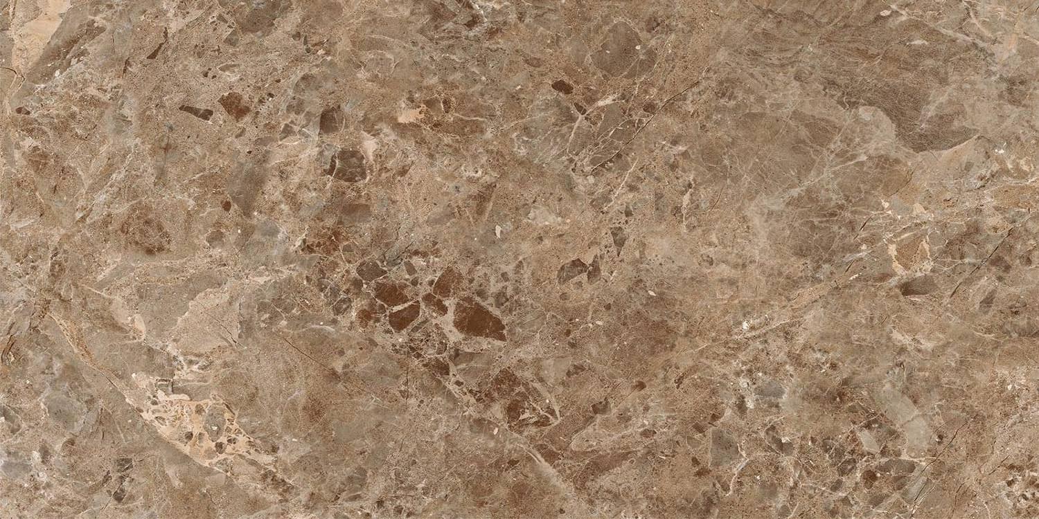 Плитка Due G Breccia Paradiso Brown Matt 60x120 см, поверхность матовая