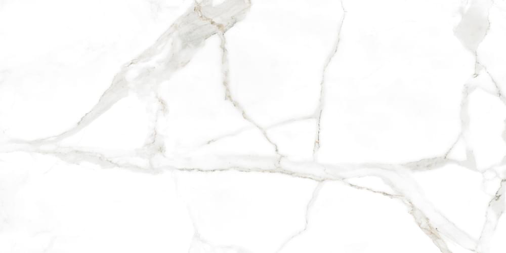 Плитка Duna Marble White Glossy 60x120 см, поверхность полированная