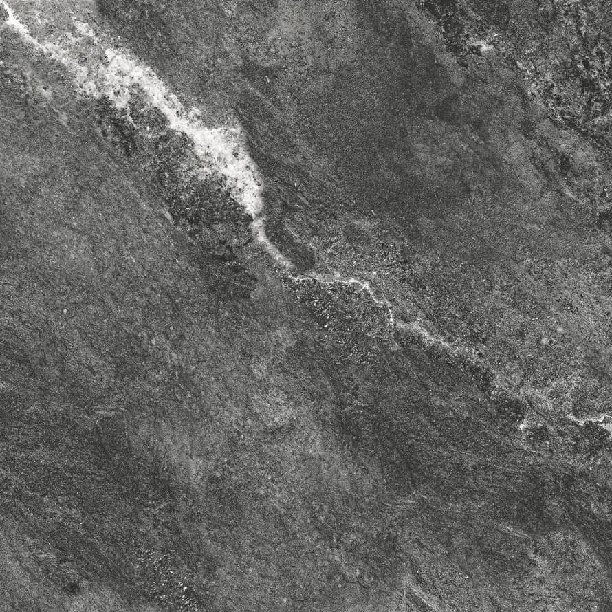 Плитка Duna Shadestone Black Polish Sugar 60x60 см, поверхность полуполированная, рельефная