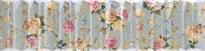 Плитка Dune Just White Folding Roses 15x60 см, поверхность полуматовая, рельефная