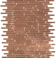 Плитка Dune Mosaico Copper Mirror 26.5x28.5 см, поверхность глянец