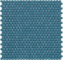 Плитка Dune Mosaico Dots Blue 28.2x28.5 см, поверхность полуматовая, рельефная
