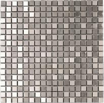 Плитка Dune Mosaico Metalic Silver 30.1x30.1 см, поверхность матовая